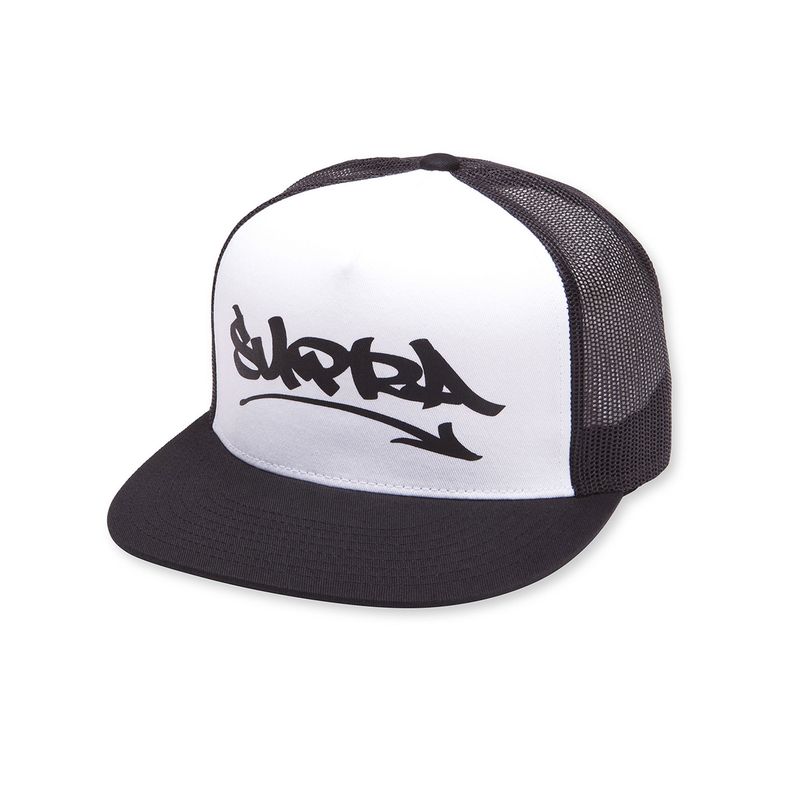 Supra Marker Felt Trucker Hüte - Weiß KTT83749
